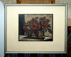 Henrik Krajcsirovits (1929-2007): spur flowers