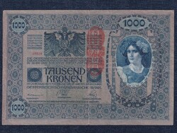 Osztrák-Magyar Korona bankjegyek (1900-1902 sorozat) 1000 Korona 1902 KÉTOLDALAS (id60538)