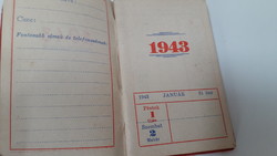1943-as kis naptár