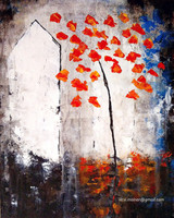 Molnár Ilcsi  "  Otthon   " - akril  festmény