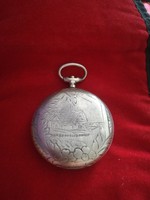 Silver pocket watch roskopf repair
