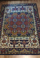 Bohemian pure wool rug from the 70s