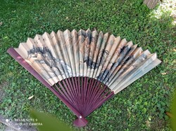 Oriental, Chinese fan and umbrellas