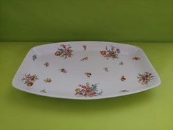 Virágos schlaggenwald porcelán tál