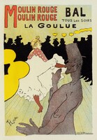 Toulouse-lautrec - la goulue - canvas reprint on blinds