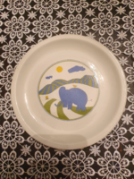 Alföldi elefántos gyerek mese tányér