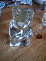 Crystal teddy bear paperweights. XX