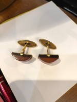 Cufflinks, xx. Early century, in perfect condition. Amber