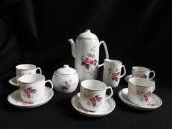 Ravenhouse vintage rose coffee set from the 60's (mid century)