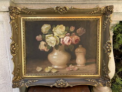 Dabay f: table still life with roses