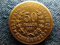 CS. és K. Hadifogoly-tábor Kenyérmező 50 fillér szükségpénz 1915 (id60770)
