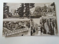 D190291 old postcard of gyula 1960's