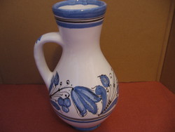 Haban blue and white jug with goblet