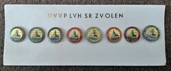 Slovak badges 8 pcs