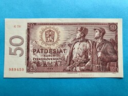 Csehszlovákia 50 korona 1964 ‘G78’ UNC