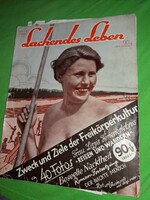 1932. vintage antik német Lachendes Leben naturista felnőtt erotikus magazin  hiányos képek szerint