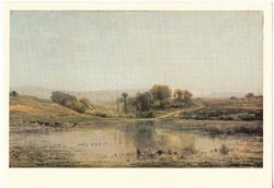 Képeslap / Charles-François Daubigny / festménye