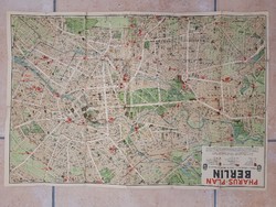 Old map of pharus-plan berlin