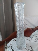 Finnish iittala ice in glass vase