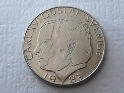 1 Korona 1983 érme - Nagyon szép svéd 1 Kr Carl XVI Gustaf 1983 külföldi pénzérme