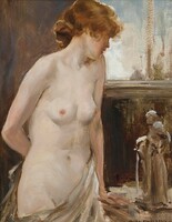 Allan davidson - nude - canvas reprint