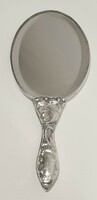 Ezüst (900) tükör, piperetükör, ridikül méret