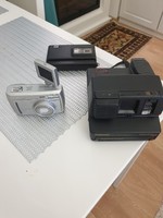 4 db Régi fényképező(2 Kodak,Pentax,Polaroid)
