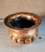Hand hammered copper pot g 123/2
