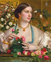 Frederick sandys - grace rose - canvas reprint