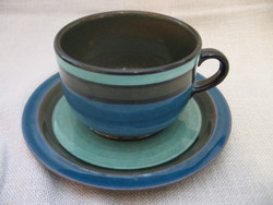 Vintage WAKU Keramik W-Germany teás, kávés csésze szett