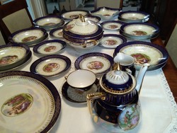 Alt wien porcelain 27-piece exclusive, scenic tableware!