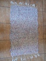 Kb.100x54 cm kézi szövésű pamut szőnyeg    X