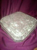 Beautiful antique very meticulously crafted lead crystal box