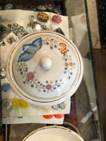 Hollóház porcelain bonbonier, 12 cm in size, flawless.