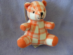 Maison strauss checkered teddy bear new
