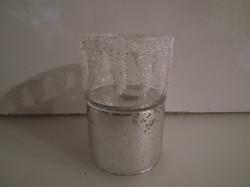 Candle holder - exclusive - 10 x 6.5 cm - glass - German - flawless