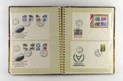 1I870 first day stamps envelopes album 40 pieces