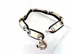 Silver barrack style premium men's bracelet