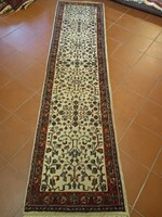 280 x 70 cm kézi csomózású Indo Isfahan szőnyeg eladó