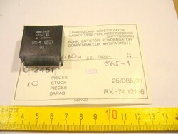 470nF X2 250V C2457 zavarszűrő kondenzátor REMIX vintage NOS -f12 -MPL csomagautomata is