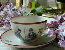 Rég i Japán mokkás szett,  csésze és kistányér
