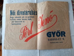 5 db reklám papírtáska papírtasak háború előttiek