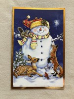 Karácsonyi képeslap, üdvözlőlap        -  nagy méretű !!