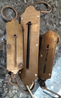 Old spring hand scales 3 pcs