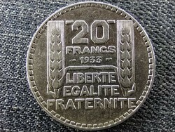 Franciaország Harmadik Köztársaság .680 ezüst 20 frank 1933 (id46752)