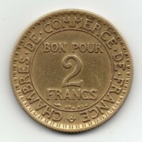 Franciaország 2 francia Frank, 1922