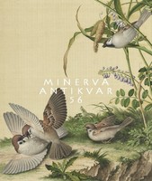 Lang Shining/G. Castiglione 18. sz. kínai selyemfestmény reprint nyomat borsóvirág veréb köles madár