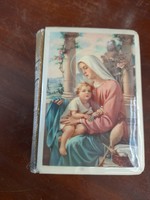 Old holy image prayer book with cover. 1943