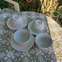 French - snow white - coffee set