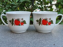 Lubiana (Polish) strawberry patterned mug / cup